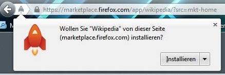 Firefox Webapp installieren